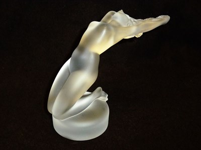 Lot 272 - 'Chrysis' Rearward Leaning Nude Mascot by R. Lalique *