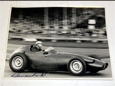 Lot 305 - 1959 BRM at Goodwood by Klemantaski