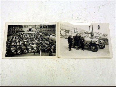 Lot 307 - Two 1934 Monte Carlo Rally Press Photographs