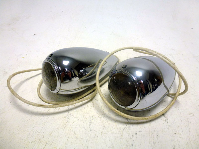 Lot 366 - A Pair of 'Ace Cornercroft' Sidelamps