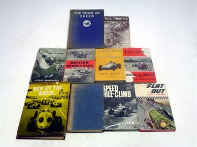Lot 422 - Ten Early Motor Racing Books