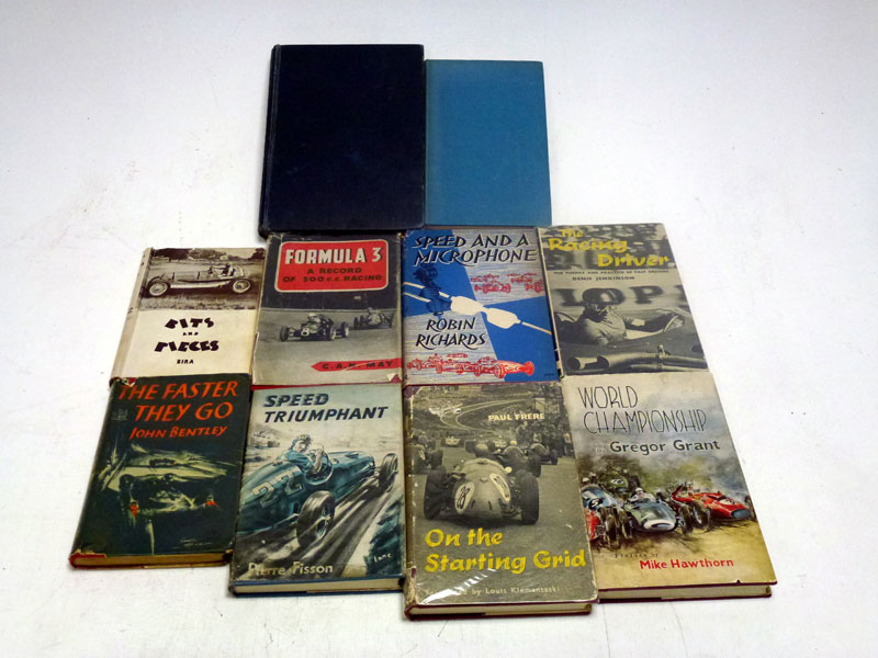 Lot 424 - Ten Early Motor Racing Books