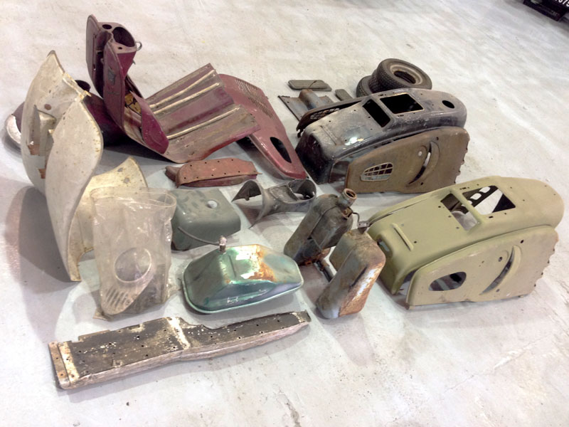 Lot 1 - Assorted Scooter Parts