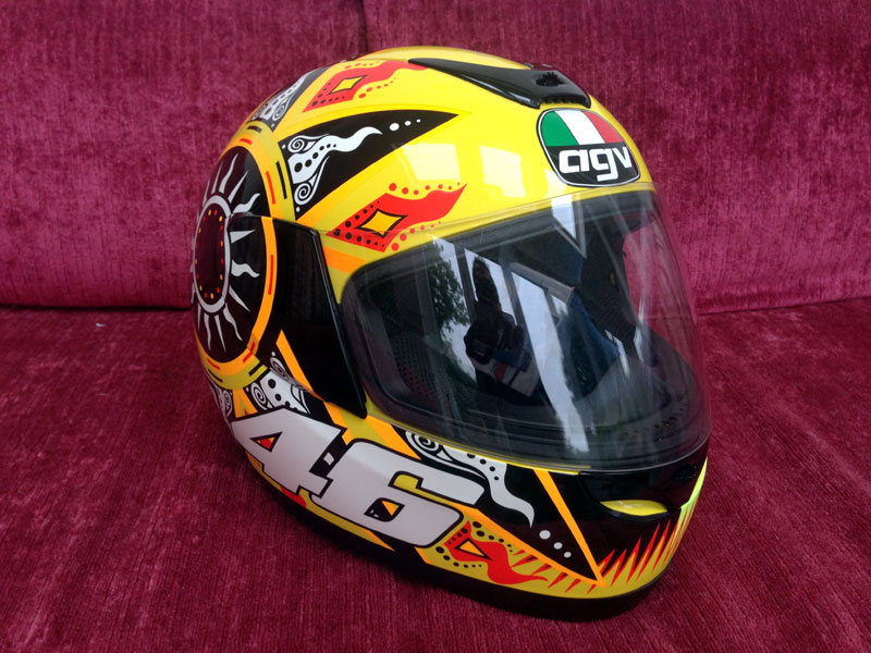 Lot 29 - Valentino Rossi Signed Replica Helmet