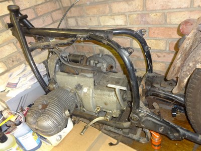Lot 61 - BMW /5 Series Frame with Engine & Sub Frame