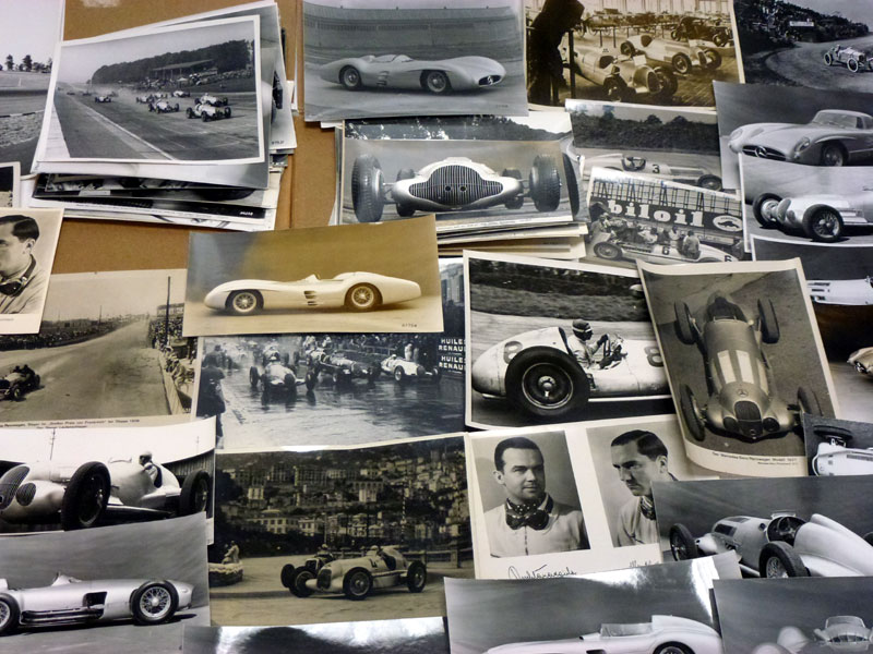 Lot 8 - A Small Archive of Mercedes-Benz Racing Photographs
