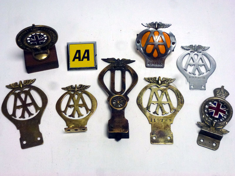 Lot 15 - A Small Collection of Car Club Badges