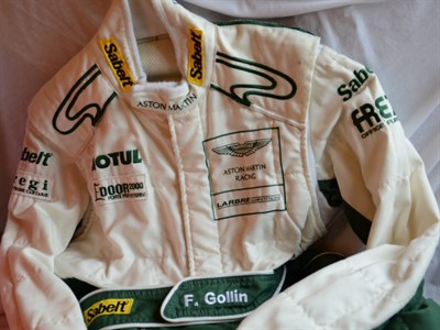 Lot 46 - Fabrizio Gollin's Aston Martin Le Mans Race Suit