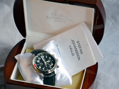 Lot 50 - Stefan Johansson Vaxjo Limited Edition Chronograph *