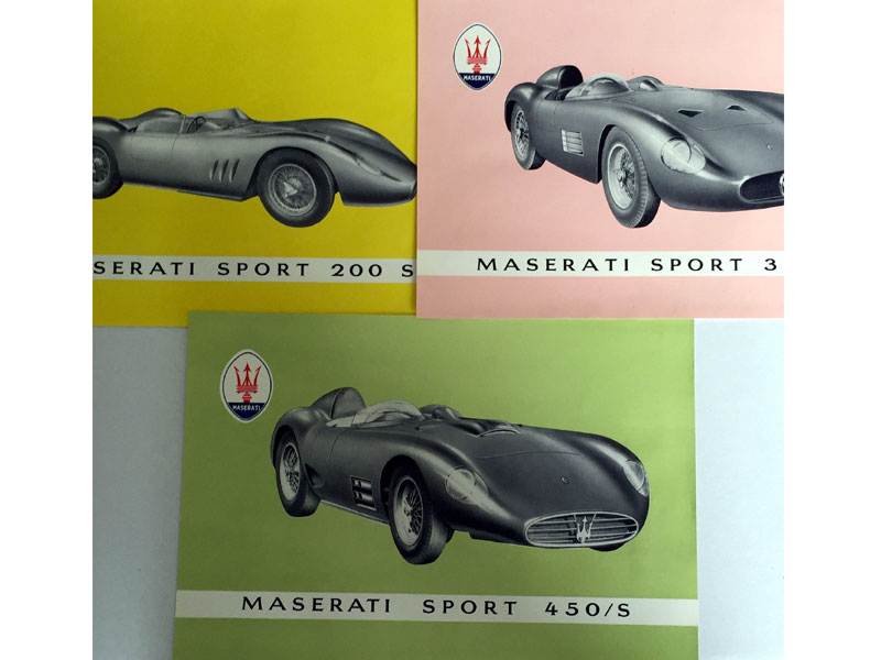 Lot 7 - A Rare Maserati Sales Brochure Pack