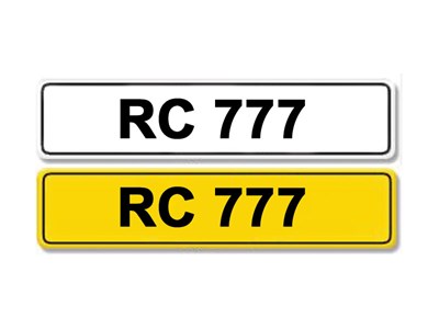 Lot 8 - Registration Number RC 777