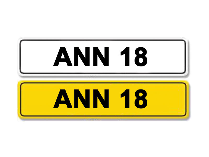 Lot 1 - Registration Number ANN 18