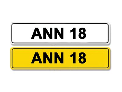 Lot 4 - Registration Number ANN 18