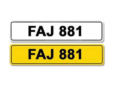 Lot 1 - Registration Number FAJ 881