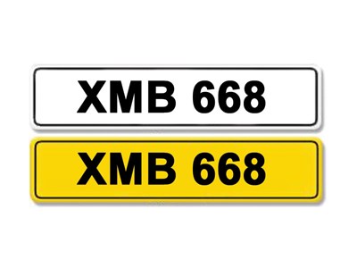 Lot 10 - Registration Number XMB 668