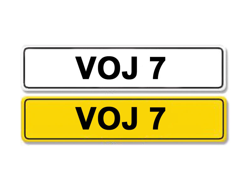 Lot 8 - Registration Number VOJ 7