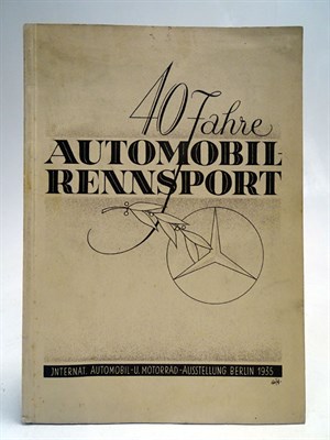 Lot 18 - 1935 Mercedes-Benz '40 Jahre Automobil-Rennsport' Achievement Brochure