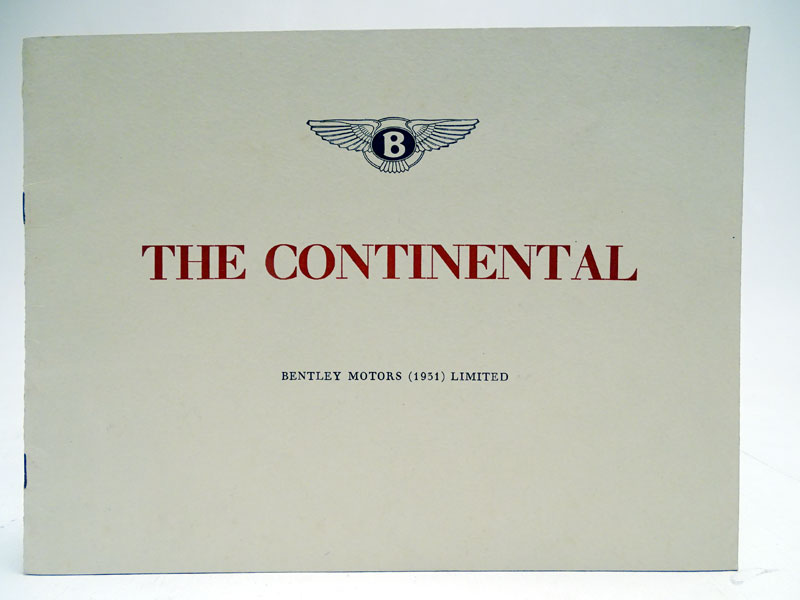 Lot 33 - Bentley R-Type Continental Sales Brochure