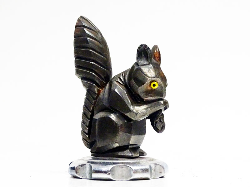Lot 55 - 'Squirrel Eating a Nut' Accessory Mascot by H. Moreau