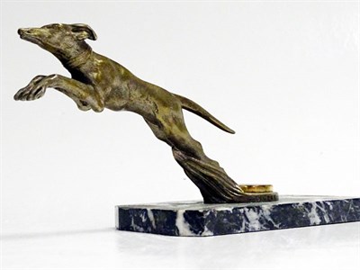 Lot 132 - Art-Deco Leaping Greyhound Accessory Mascot by Jactel, 1920s