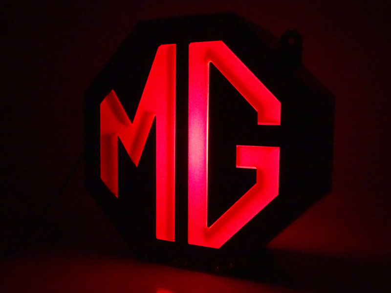 Lot 89 - MG Illuminated Showroom Sign