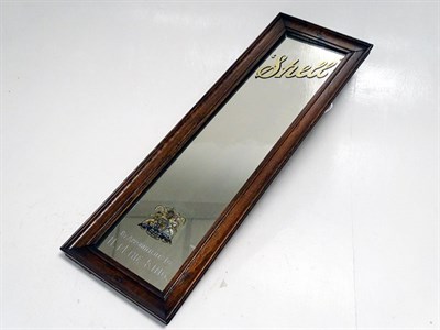 Lot 109 - Early Shell Advertising Mirror