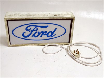 Lot 314 - A Ford Illuminated Lightbox, c1960s