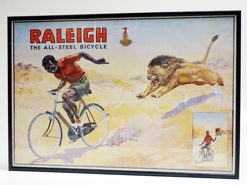 Lot 64 - An Original Raleigh Cycles Advertising Poster