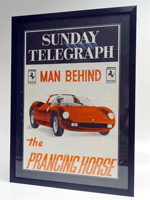 Lot 153 - A Rare 'Enzo Ferrari the Man Behind the Prancing Horse' Poster