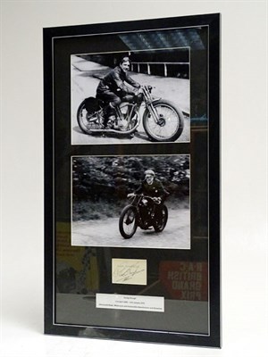 Lot 168 - A Signed George Brough 'Old Bill' Photographic Presentation