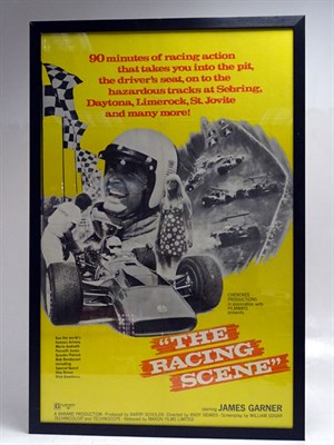 Lot 180 - 'The Racing Scene' Original Movie Poster, Starring James Garner