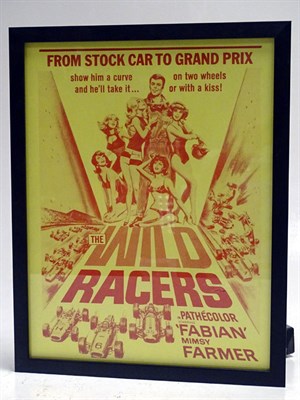 Lot 185 - 'The Wild Racers' Original Movie Poster Lobby Card