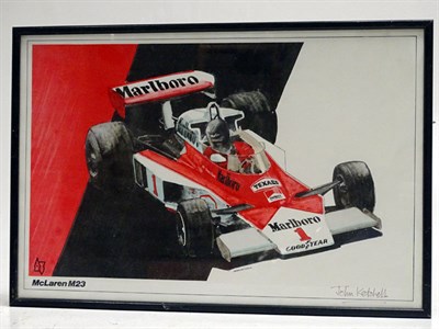 Lot 188 - McLaren M23 Artwork by John Ketchell