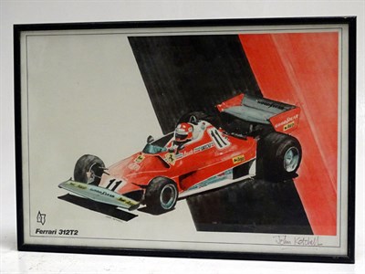 Lot 191 - Ferrari 312T2 Artwork by John Ketchell