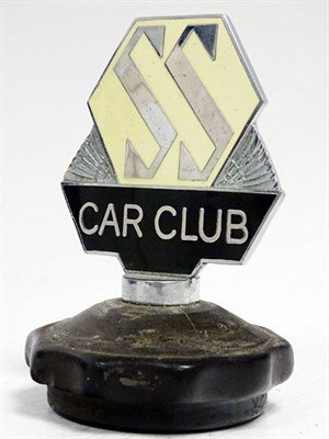 Lot 303 - A Swallow Sidecars 'SS Car Club' Badge/Mascot