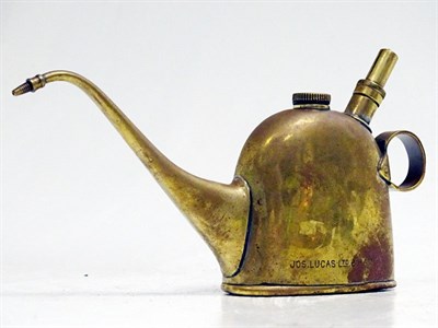 Lot 215 - Lucas No. 40 Brass Oiler