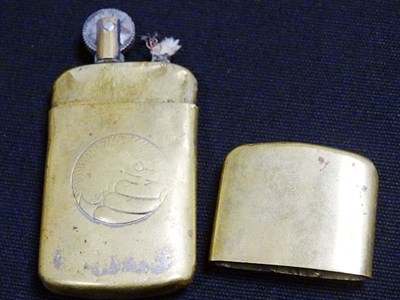 Lot 255 - Rare 'Michelin Tyres' Pictorial Cigarette Lighter, 1920s