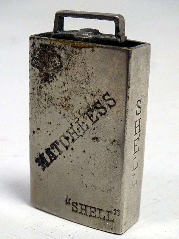 Lot 95 - A Rare Shell Petrol '2 Gallon can' Cigarette Lighter, 1920s