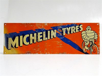 Lot 257 - Michelin Tyres Pictorial Tin Advertising Sign