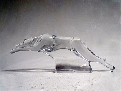 Lot 234 - Leaping Greyhound Glass Accessory Mascot