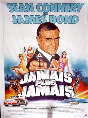 Lot 332 - James Bond 'Never Say Never Again' Movie Poster