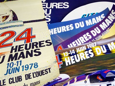 Lot 167 - Three Original Le Mans Advertising Posters