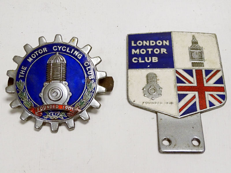 Lot 61 - Two Car Badges