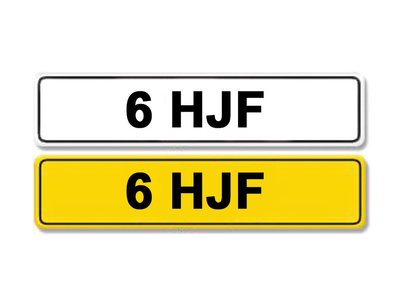 Lot 4 - Registration Number 6 HJF
