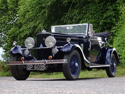 Lot 113 - 1930 Talbot AM90 Close-Coupled Drophead Coupe