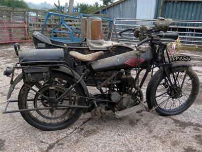 Lot 83 - 1925 Quadrant 650cc Combination