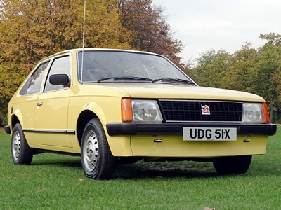 Lot 15 - 1981 Vauxhall Astra 1300 S
