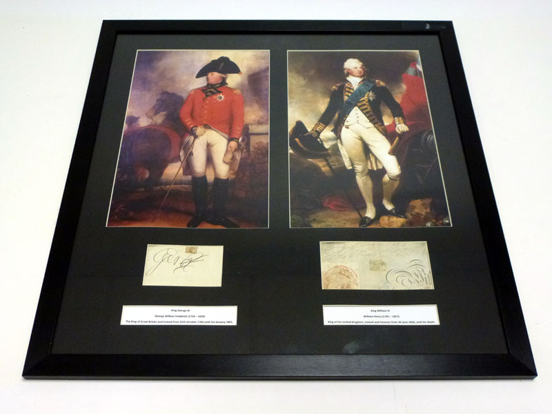 Lot 31 - King George III and King William IV Signed Presentation