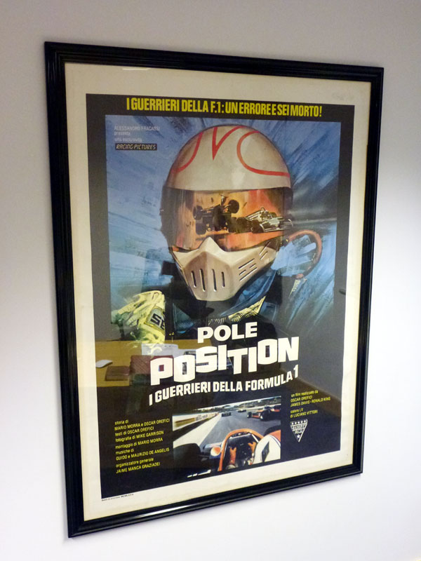 Lot 46 - Framed/Glazed Large 'Pole Position' Movie Poster