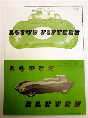 Lot 245 - Two Rare Lotus Sales Brochures